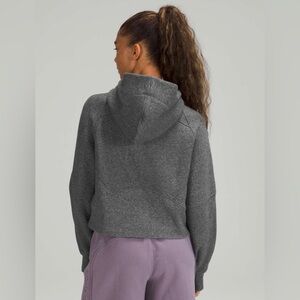 Lululemon Scuba Oversize Full Zip Hoodie in Heathered Speckled Black